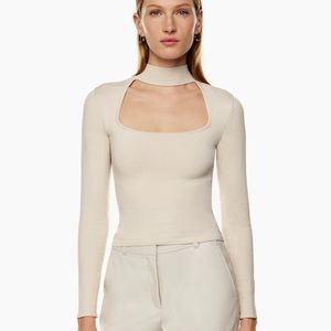 NWT Babaton Florine Sculpt Knit Longsleeve